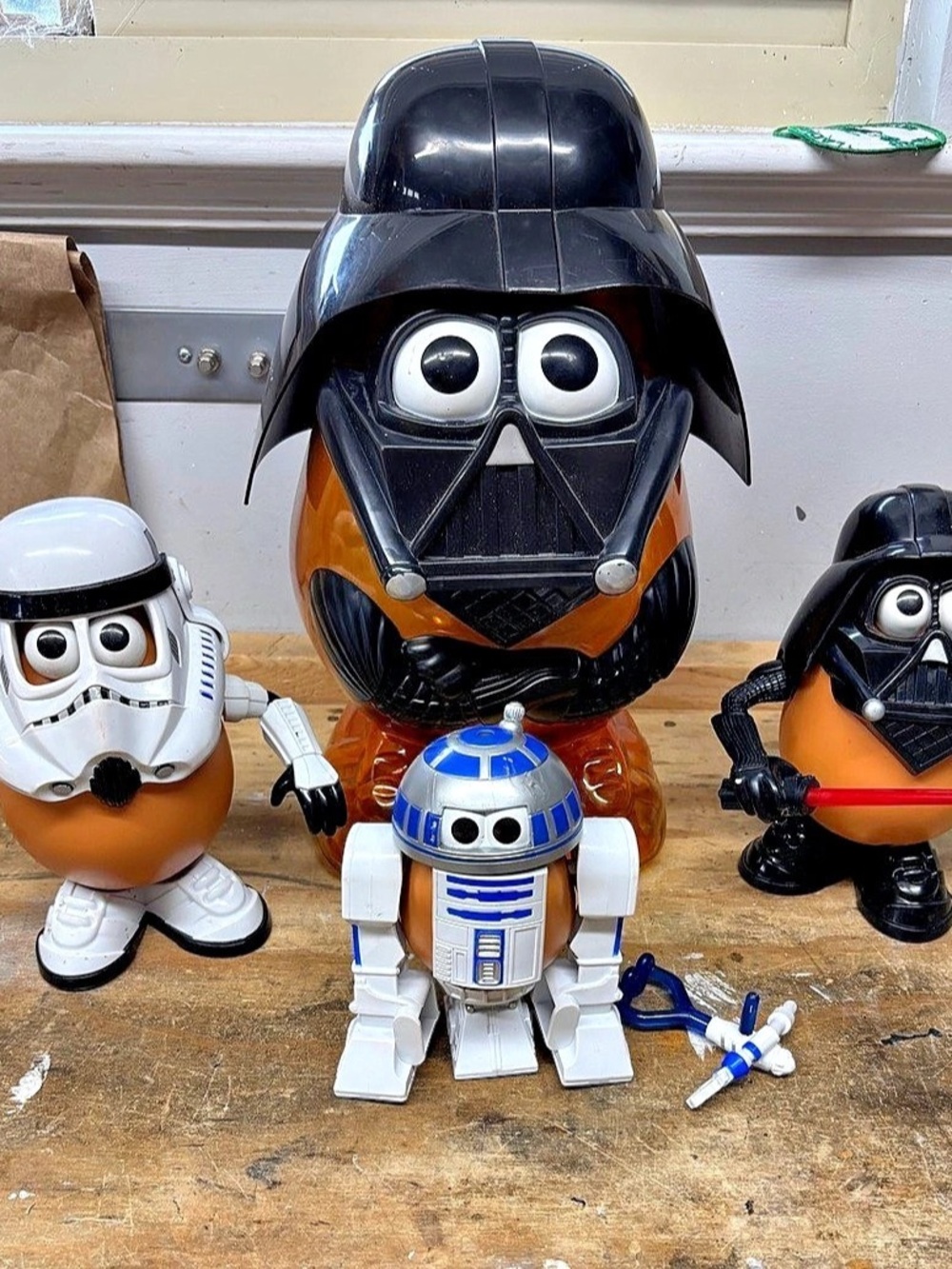Hasbro Star Wars Darth Vader Mr. Potato Head Large Storage Container and Figure